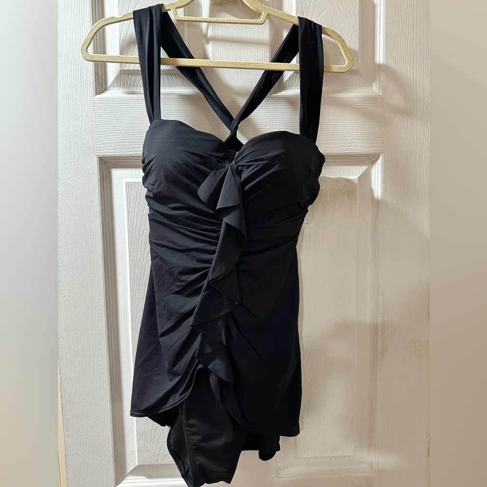 Lands End one piece swim suit